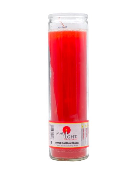 30215 - Candle 7 Days Orange - (Case of 12) - Box:  - Loc: A9