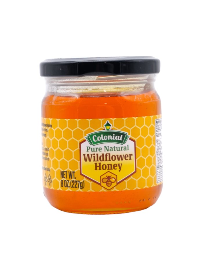 30228 - Colonial Wildflower Honey 8 oz. (Case of 12) - Box:  - Loc: 