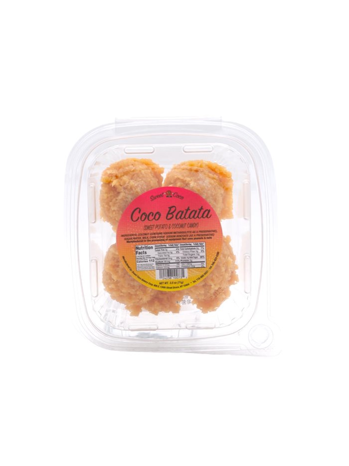 30287 - Sweet Coco Bakery, Coco Batata - 12ct/2.5oz - Box:  - Loc: P0