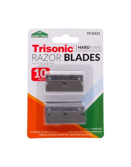 30308 - Trisonic  Razor Blades - 10 Pcs (TS-G121) - Box:  - Loc: A1