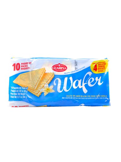 30317 - Guarina Wafer Vanilla - 10 Pack/9.17 oz (Case of 21) - Box:  - Loc: N9