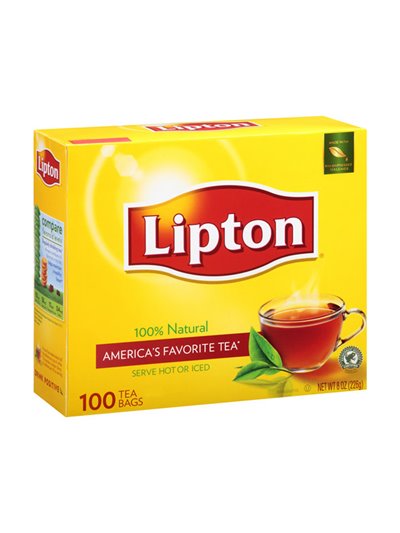 2566 - Lipton Tea - 100 Bags - Box:  - Loc: G3