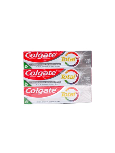 30386 - Colgate Toothpaste, Total Clean Mint (12Hour Bacterial Defense) - 5.29 oz. (Case Of 72) - Box:  - Loc: H0