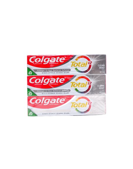 30386 - Colgate Toothpaste, Total Clean Mint (12Hour Bacterial Defense) - 5.29 oz. (Case Of 72) - Box:  - Loc: H0