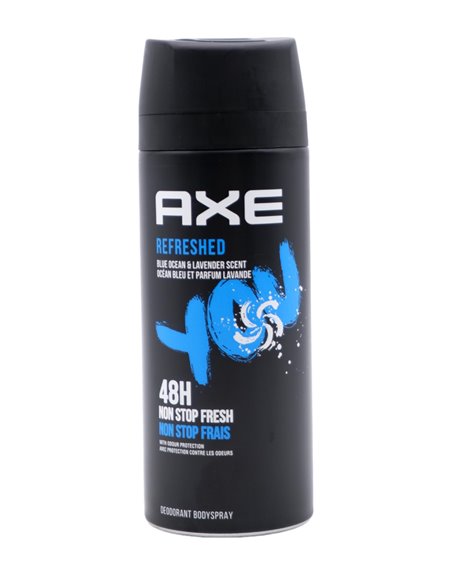 30389 - Axe Body Spray Refreshed - 150ml - Box:  - Loc: K9