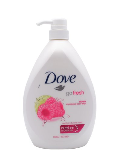 30392 - Dove Body Wash Rasberry/Lime With Pump - 33.8 fl. oz. (Case of 12) - Box:  - Loc: I1
