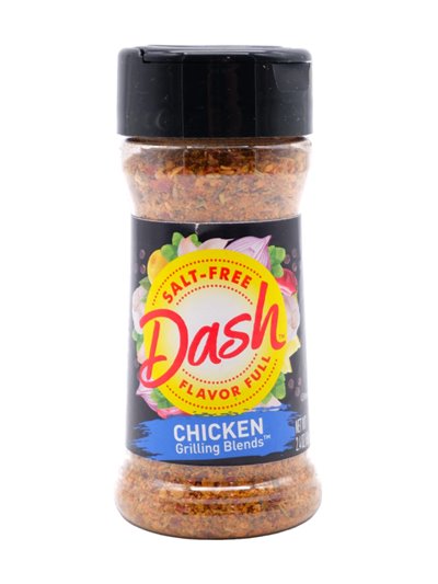 30431 - Mr. Dash Chicken Blend Seasoning (Salt Free) - 2.4 (68g) oz. (Pack of 8) - Box:  - Loc: S10