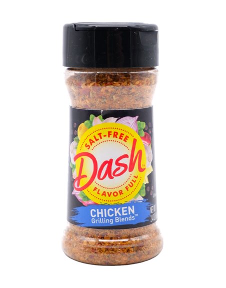 30431 - Mr. Dash Chicken Blend Seasoning (Salt Free) - 2.4 (68g) oz. (Pack of 8) - Box:  - Loc: S10