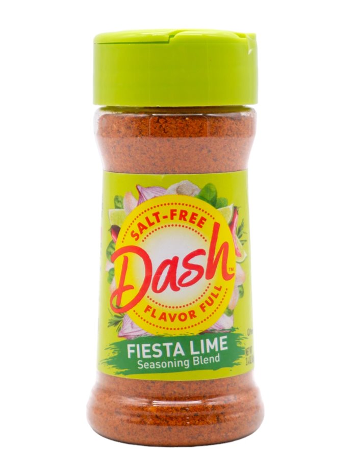 30433 - Dash Fiesta Lime Seasoning (Salt Free) - 2.4 (68g) oz. (Pack of 8) - Box:  - Loc: S10