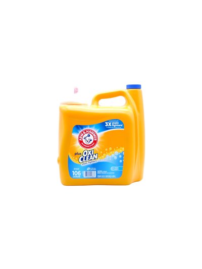 30436 - ARM & Hammer Liquid Detergent, Plus Oxi Clean. Fresh Scent  - 138 fl. oz. (Case of 2) - Box:  - Loc: C6