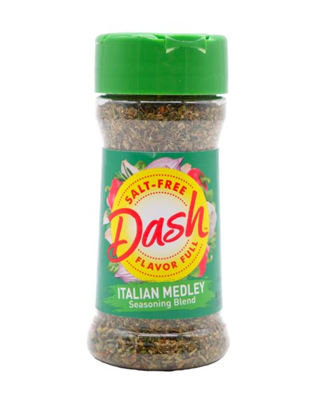 30440 - Dash Italian Medley Seasoning (Salt Free) - 2oz (57g) oz. (Pack of 8) - Box:  - Loc: S10