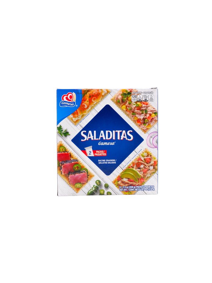 30448 - Gamesa Saladitas Crackers (Galletas Saladas) - 12/7.3 oz. (Case Of 12) - Box:  - Loc: N7