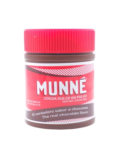 30457 - Munne Instant Chocolate Powder - 8 oz.Pomo. (Case of 24) - Box:  - Loc: L0-1