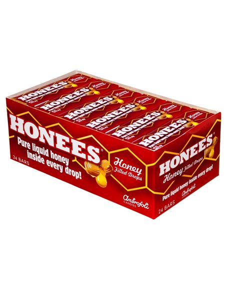 3041 - Honees Honey Filled Drops - 24 Count - Box:  - Loc: N1