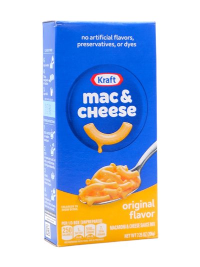 30586 - Kraft Macaroni & Cheese Dinner - 7.25 oz. (35 Boxes) - Box:  - Loc: G8