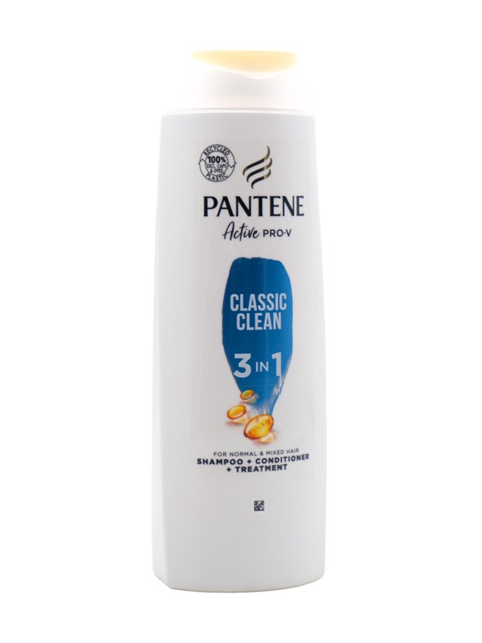 30600 - Pantene Shampoo Classic Clean Active Pro-V 3 In 1- 400ml - Box:  - Loc: K9