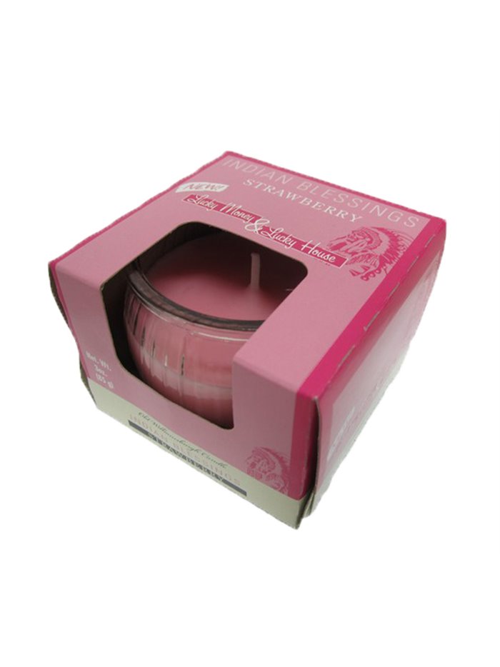 3302 - Aroma Candle Jar, Strawberry Field  -3 oz. (Case of 8) - Box:  - Loc: H13