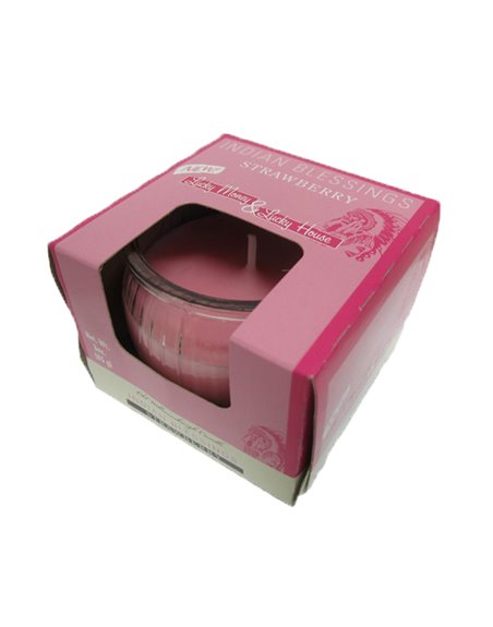 3302 - Aroma Candle Jar, Strawberry Field  -3 oz. (Case of 8) - Box:  - Loc: H13