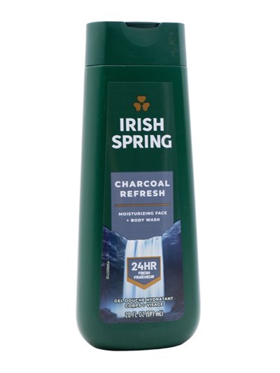 30608 - Irish Spring Body Wash, Charcoal Fresh - 20 fl. oz. - Box:  - Loc: I1