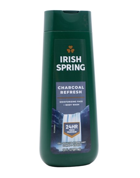 30608 - Irish Spring Body Wash, Charcoal Fresh - 20 fl. oz. - Box:  - Loc: I1
