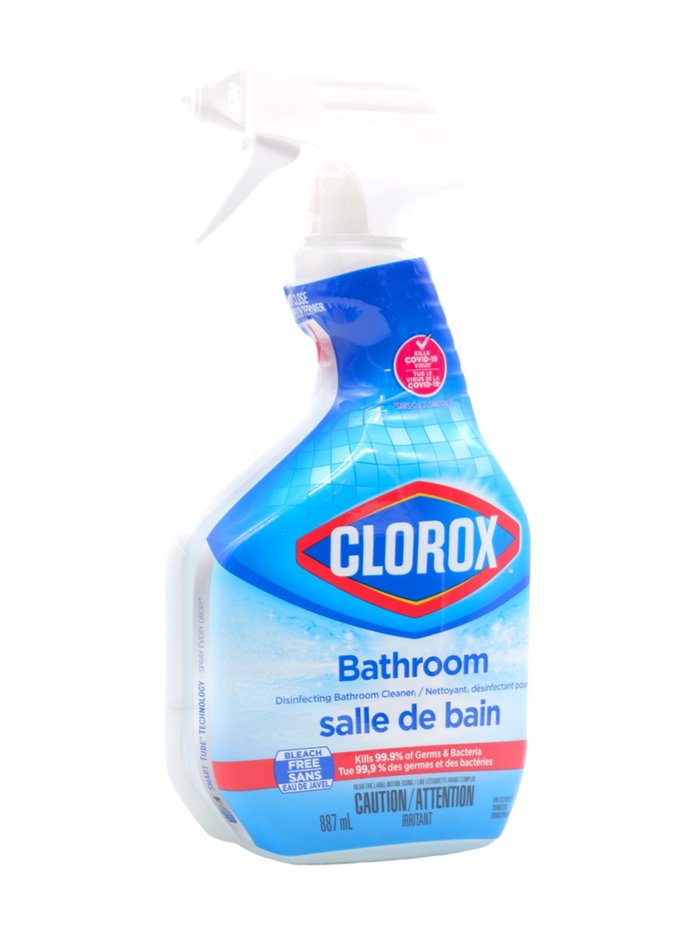 30617 - Clorox Spray, Bathroom Cleaner (55825) - 9/946ml (32oz). (Case Of 9) - Box:  - Loc: 