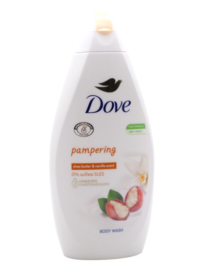 30629 - Dove Body Wash, Shea Butter & Vanilla - 450ml. (Case of 12) - Box:  - Loc: I3