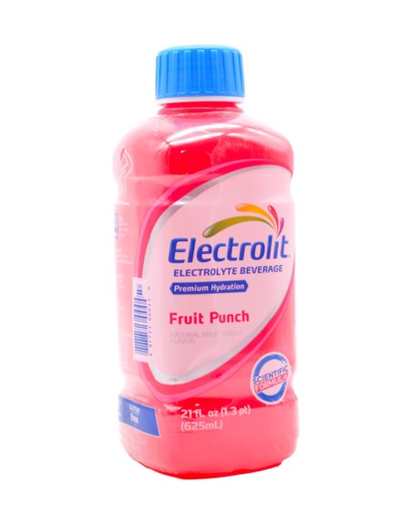 30673 - Electrolit Fruit Punch, 21oz. - (Case of 12) - Box:  - Loc: D0