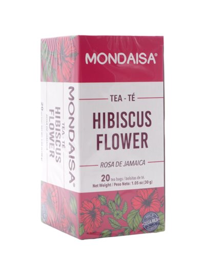 30711 - Mondaisa Rosa De Jamaica Natural Tea 1.05 oz - 20 bag - Box:  - Loc: R7