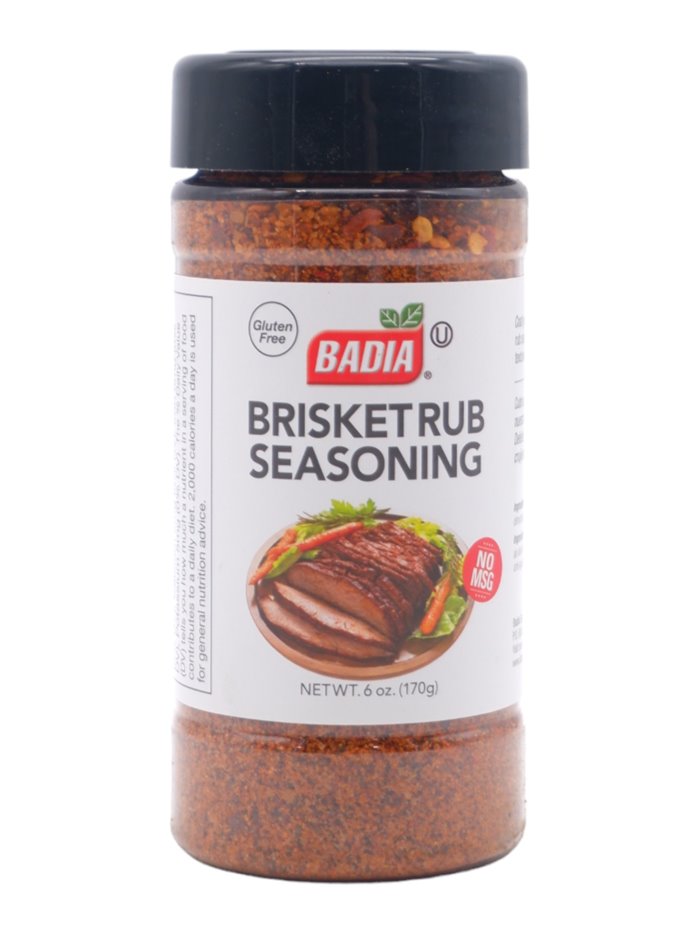 30726 - Badia Brisket Rub Seasoning - 6 oz. (Pack of 6) - Box:  - Loc: S10