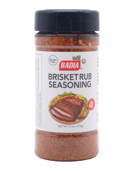30726 - Badia Brisket Rub Seasoning - 6 oz. (Pack of 6) - Box:  - Loc: S10