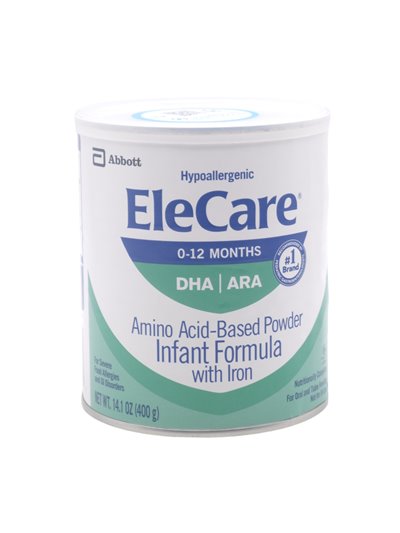 30742 - Elecare Hypoallergenic Infant Formula DHA & ARA - 14.1 oz. (Case Of 6) - Box:  - Loc: 