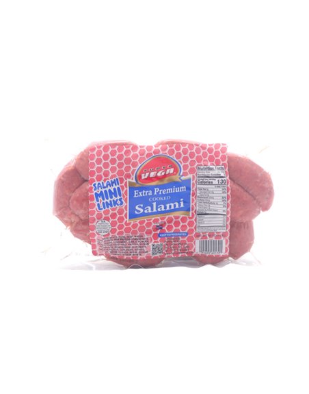 30747 - Super Vega Salami Mini Links Extra Premium - 16 oz. - Box:  - Loc: NV-12