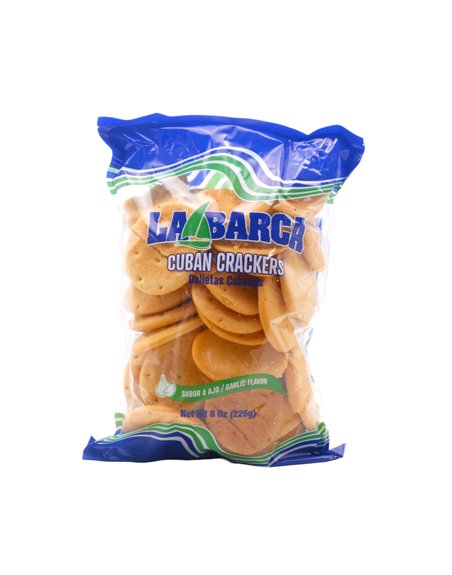 30788 - Balandra. Cuban Crackers, Garlic - 8oz. (Case of 20) - Box:  - Loc: 