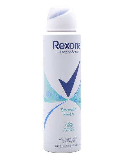 30794 - Rexona Spray Women Shower Fresh - 150 ml/ (case Of 6) - Box:  - Loc: K9