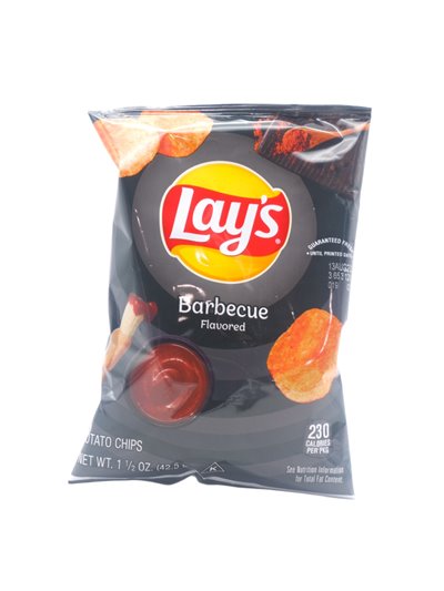 30873 - Lays Barbecue Potato Chips - 1.5 oz. (Case Of 64) - Box:  - Loc: P3