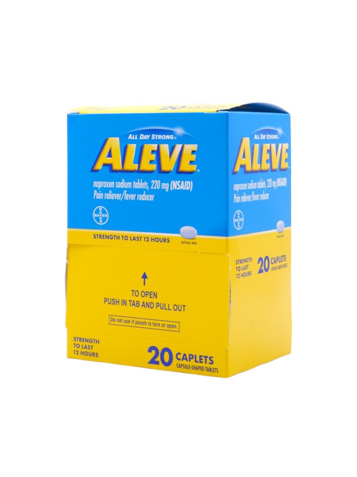 30909 - Aleve 220mg Loose - 20ct - Box:  - Loc: K3