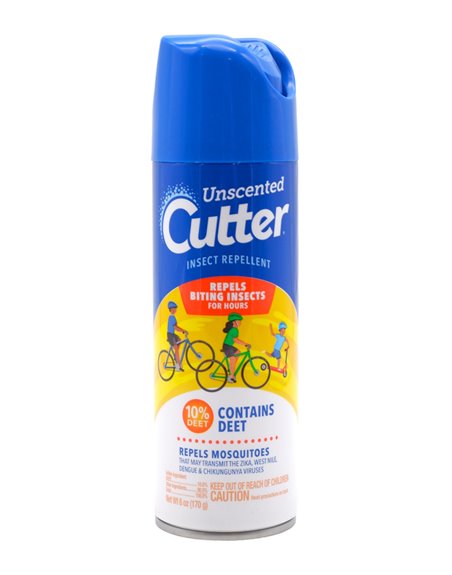30985 - Cutter Insect Repellent, Unscented (10% Deet) - 6 oz. (Case Of 12) - Box:  - Loc: 31M