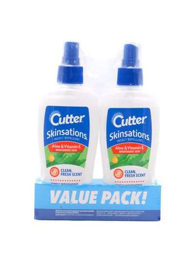 30986 - Cutter Insect Repellent. Aloe & Vitamin E (Skinsations). 6 oz. (Case Of 12) - Box:  - Loc: 31M