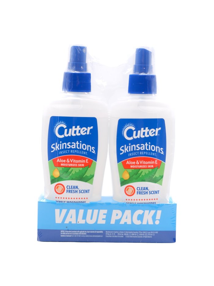 30986 - Cutter Insect Repellent. Aloe & Vitamin E (Skinsations). 6 oz. (Case Of 12) - Box:  - Loc: 31M