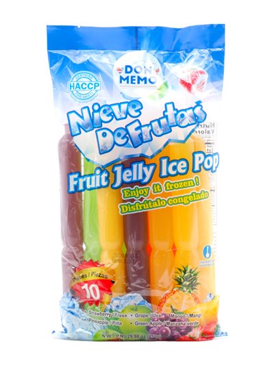 30995 - Don Memo Nieve De Frutas. 10ct. (Case Of 15) - Box:  - Loc: M12-L12