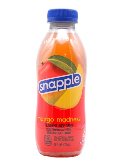 31016 - Snapple Mango Madness Juice Drink - 16 fl. oz. (24 Pack) - Box:  - Loc: E11