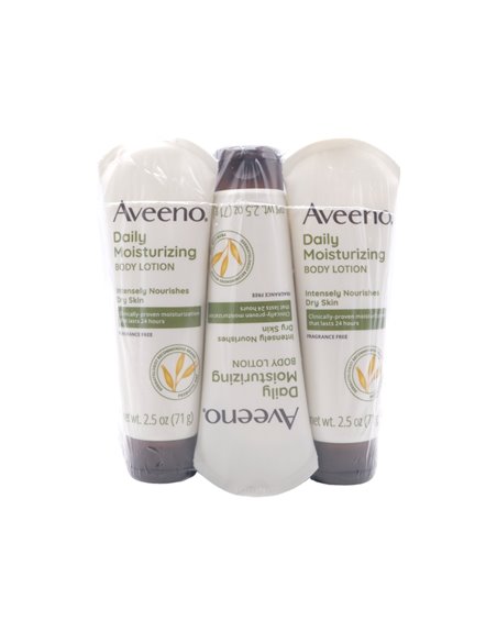 31120 - Aveeno Nourishes Dry Skin Lotion. 2.5oz - (Case of 12) - Box:  - Loc: L1