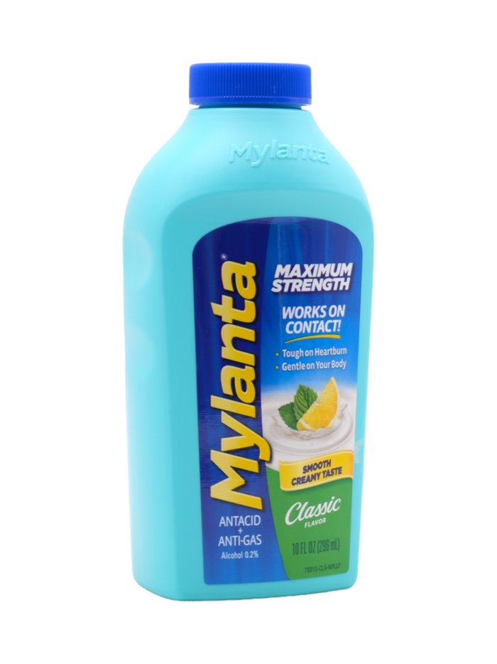 31160 - Mylanta Liquid Antacid Classic Flavor - 10 fl. oz. (Case Of 12) - Box:  - Loc: 