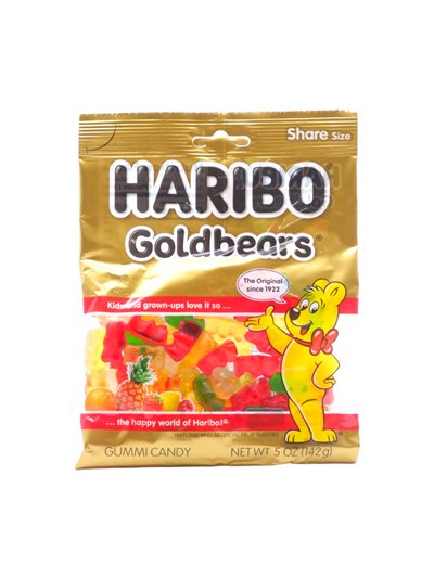 31206 - Haribo. Goldbears (Gummi Candy) - 5oz/12ct - Box:  - Loc: L4