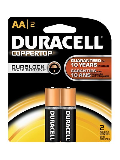 5922 - Duracell Batteries Coppertop, AA-2 - 14 Pack/2ct - Box:  - Loc: J2