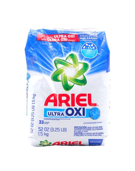 31243 - Ariel Powder Ultra Oxi - 1.5 kg (Case of 6) - Box:  - Loc: B6