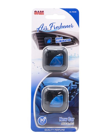 31270 - Sam Air Freshner. New Car - 4mlx2/12ct. DL-T032B - Box:  - Loc: A6