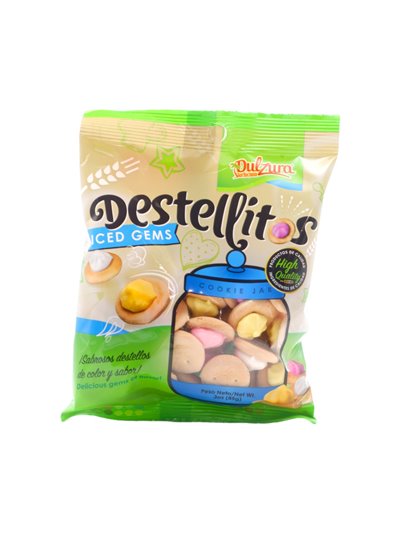 31356 - Dulzura Destellitos Iced Gems - 3oz. (Case Of 12) - Box:  - Loc: C.J.3