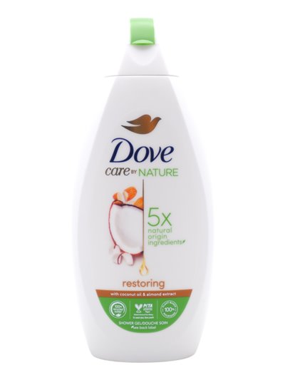 31370 - Dove Body Wash, Restoring (Coconut Oil/Almond Extract) - 400ml. (Case of 12) - Box:  - Loc: I3