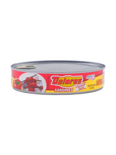 31389 - Dolores Sardines Oval in Tomato Sauce - 15 oz. (Case of 24) - Box:  - Loc: H6